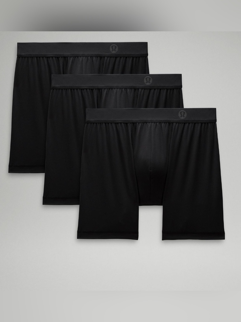 Lululemon 3 Pack Black Always In Motion Boxer 5”  Mens XL